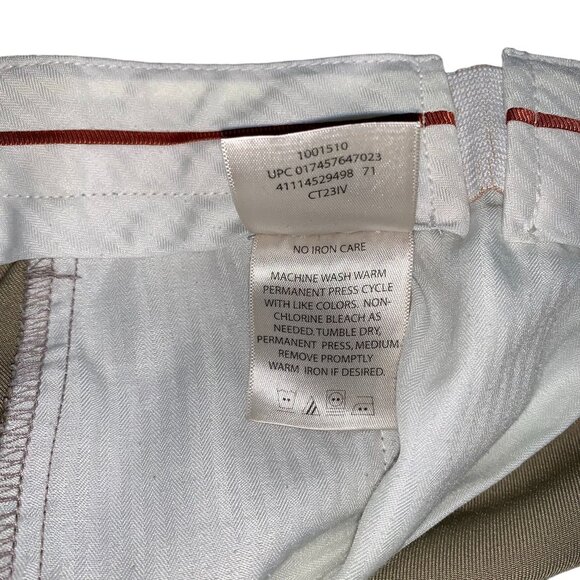 Haggar Mens Classic Fit Khaki Pants Size 44 X 30 Work business professionalEvery - Picture 5 of 9